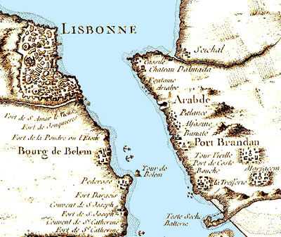 Plan of Lisbon Port
